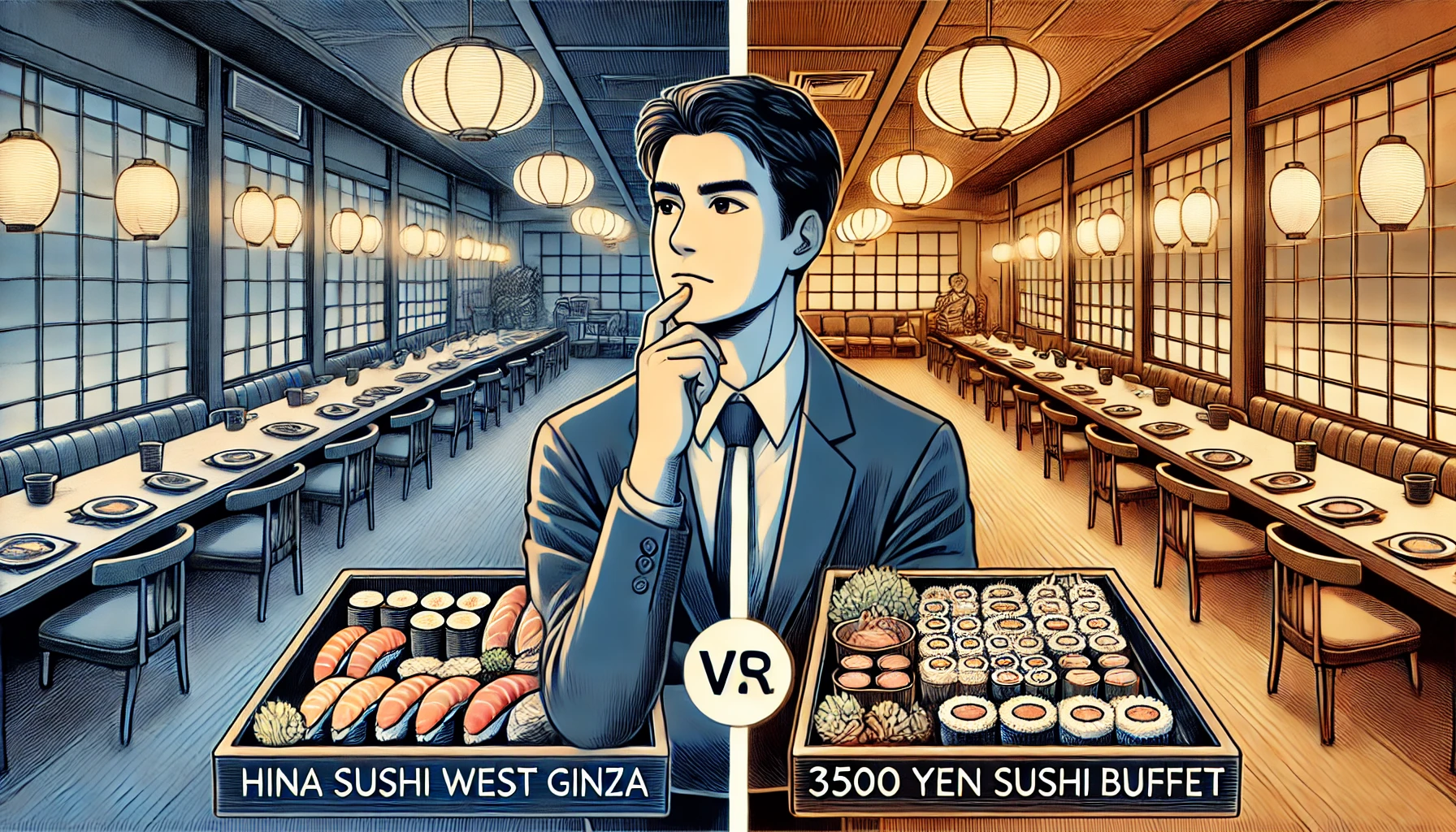 銀座 お寿司 食べ放題 3500円と比べてどう？