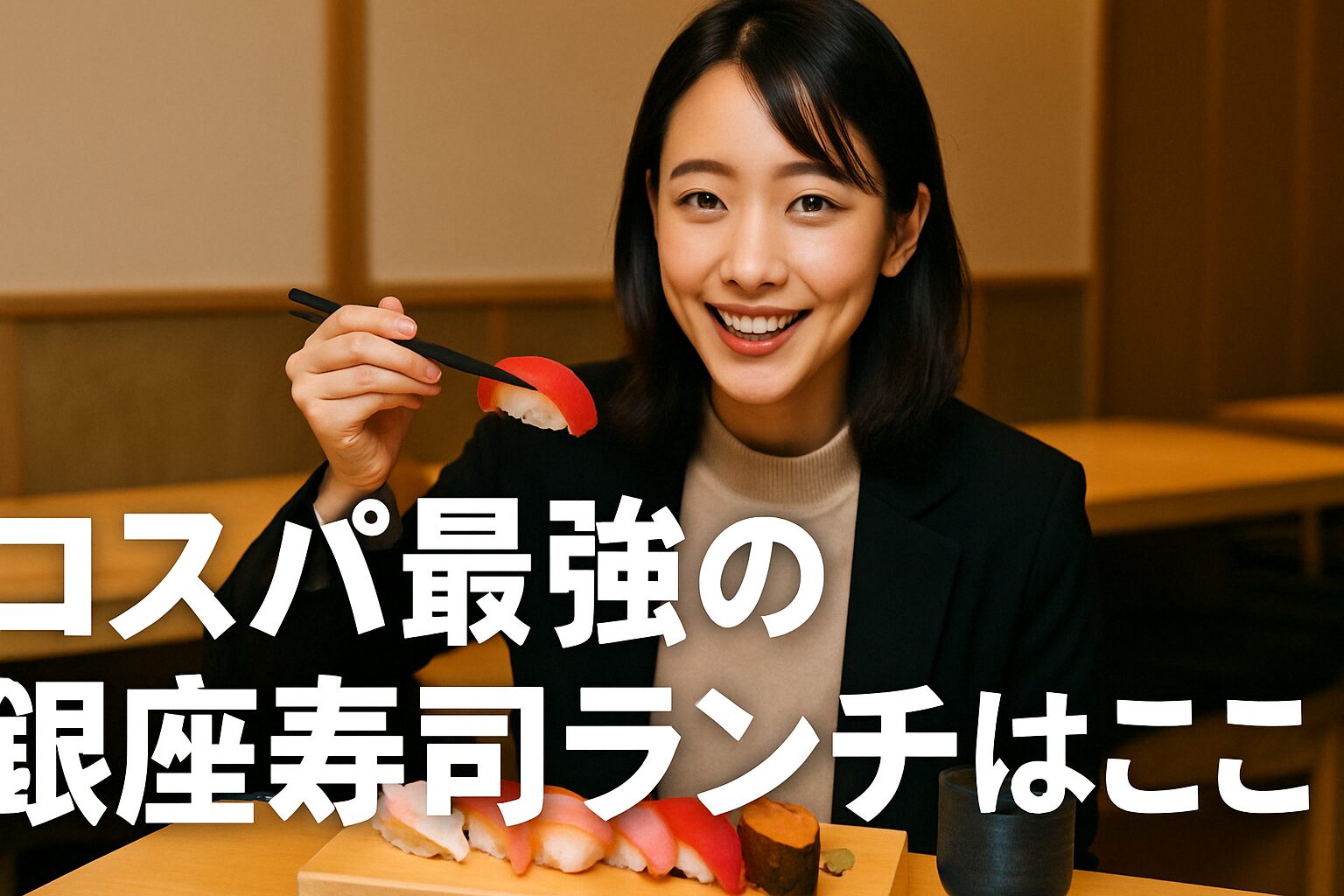 コスパ最強の銀座寿司ランチはここ