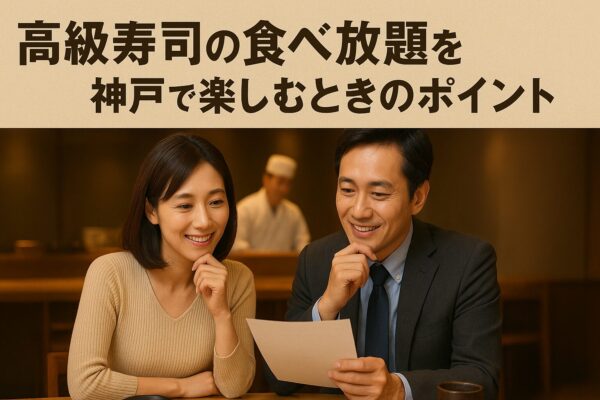 神戸で高級寿司の食べ放題を狙うときの予約と利用のコツ