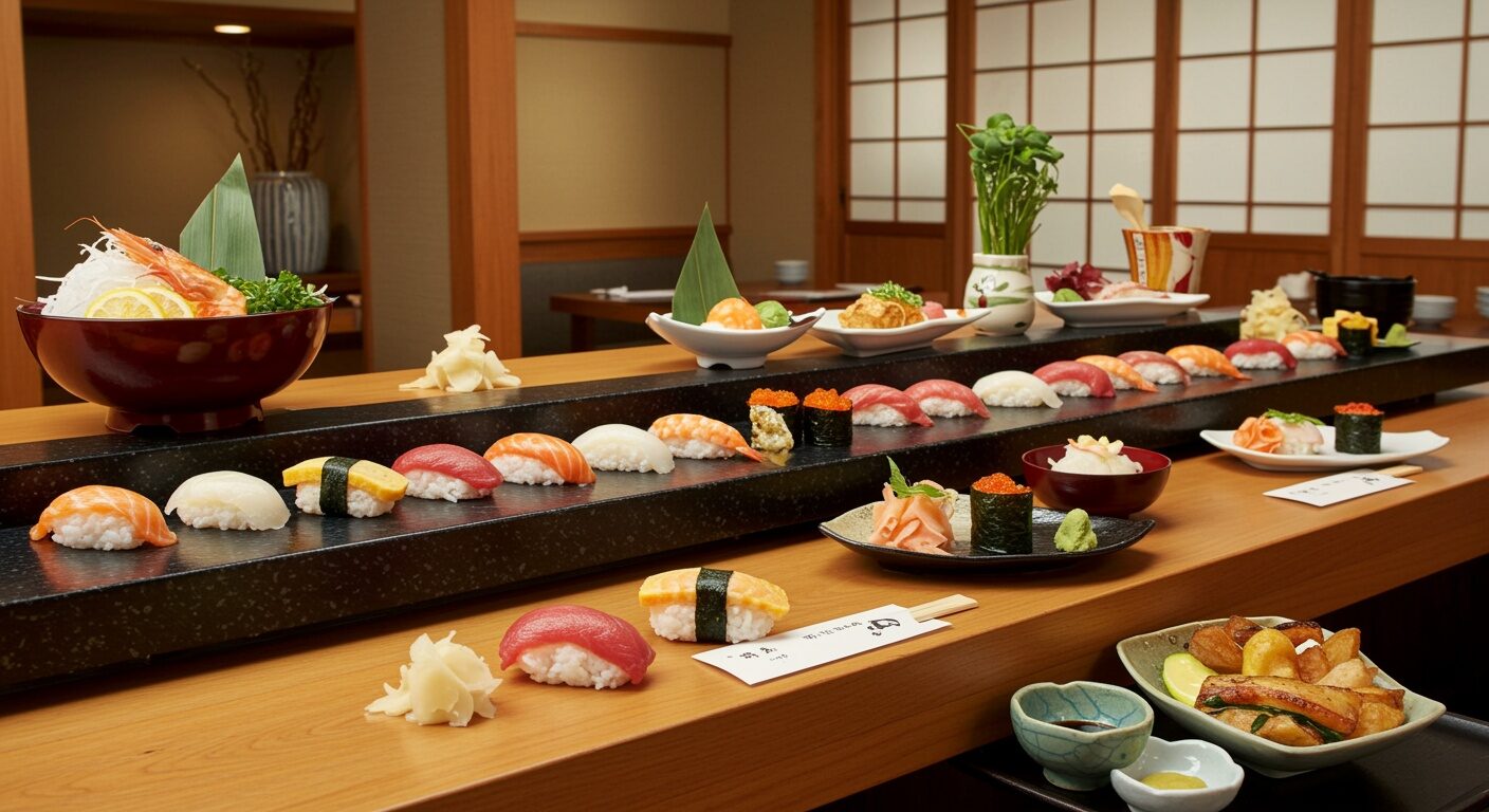柏で高級寿司食べ放題の店