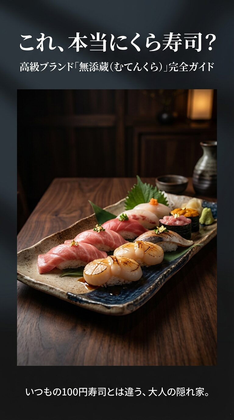 くら寿司の高級店「無添蔵」とは？銀座や中目黒の店舗も徹底解説